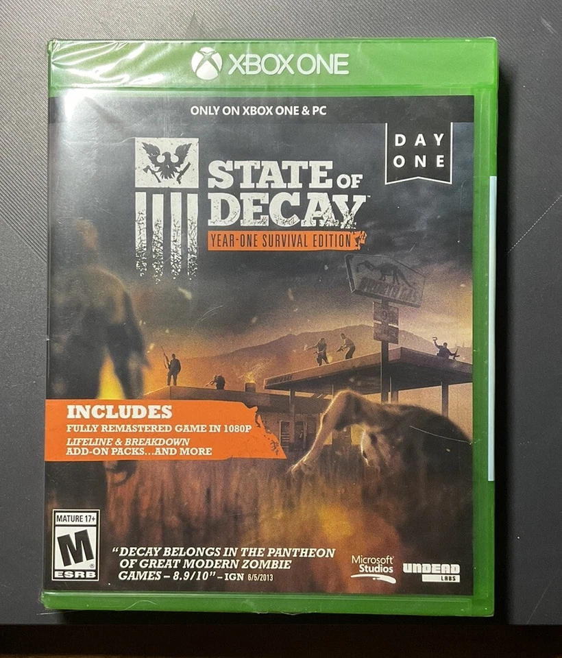 Day One State of Decay Year One Survival Edition (Xbox One, 2015) SEALED. - Image 1 of 4