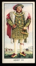 Tobacco Card, Amalgamated, Mills, KINGS OF ENGLAND, 1954, Henry VIII, #18