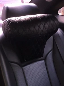 Neck Rest Cushions Car Head Neck Rest Cushion Headrest Pillow Pad Black - Picture 1 of 1