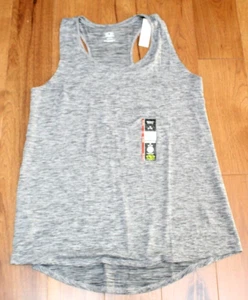 NEW Athletic Works GRAY ATHLETIC TANK TOP Womens M Medium 8 10 Racer Back Shirt - Picture 1 of 3