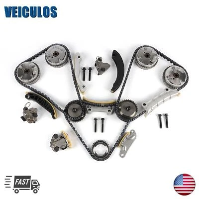 VVT Timing Chain Kit For 2008-16 Buick Enclave 2010-14 Cadillac CTS 3.6L V6 DOHC - Изображение 1 из 4