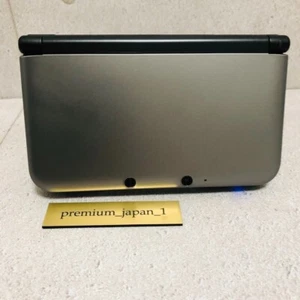 Nintendo 3DS LL XL console silver x Black Japan w/stylus pen NTSC-J - Picture 1 of 10