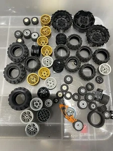 LEGO Tyres 380 Grams Wheels Genuine Boys Toys Bulk Lot - Picture 1 of 5