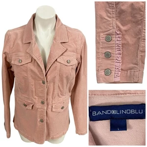 Bandolinoblu Blazer Womens Large Pink Jacket Office Corpcore Career Workwear - Picture 1 of 15