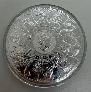 2022 Great Britain 10 oz Silver Queen's Beasts Completer - Picture 1 of 8