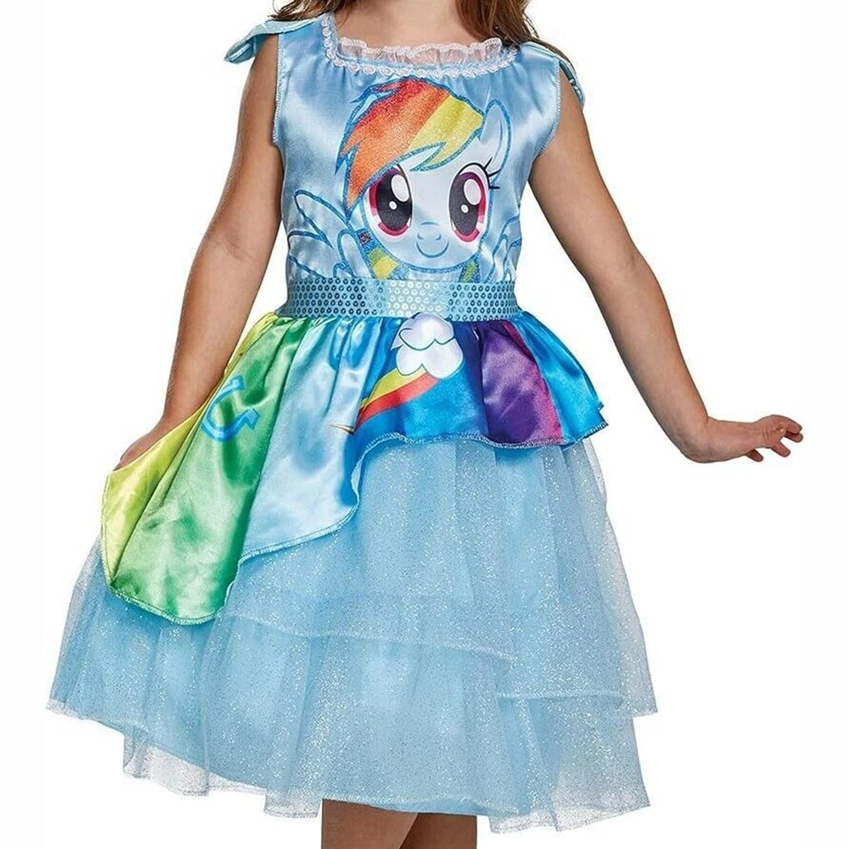Vestido Disfraz Rainbow Dash My Little Pony Azul Pequeño (4-6X) Foto 1 de 4