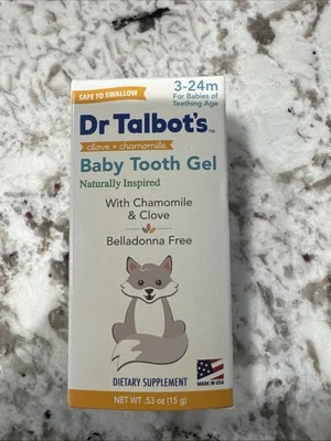 Dr. Talbot's Baby Tooth Gel for Sore Gums, Naturally Inspired, .53 Oz, Benzoc... - Image 1 of 2