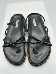 Emme Parsons Bari schwarze Leder Sandalen Größe 43 / US 11 - Bild 1 von 8