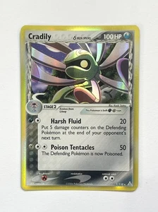 Cradily 2/110 Delta Species Holon Phantoms Ex Holo Card LP+ Light Play Plus - Picture 1 of 6