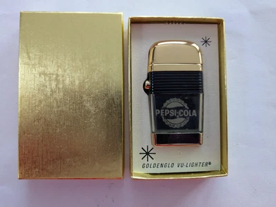 Encendedor VU Goldenglo Scripto vintage PEPSI-COLA en caja original Foto 1 de 3