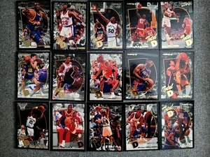 1992-93 Fleer Total D Complete Set 15/15 #5 Michael Jordan Chicago Bulls HOF - Picture 1 of 3