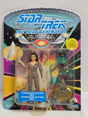 CANADIAN COUNSELOR DEANNA TROI STAR TREK PLAYMATES NEXT GENERATION FIGURE - Image 1 of 4