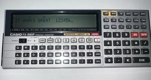 Casio FX-880P Personal Computer Scientific Calculator 32KB WORKS GREAT! - Picture 1 of 7