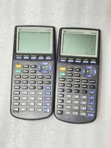 Texas Instruments TI-83 Graphing Calculator with Cover Tested (2X) - Picture 1 of 2