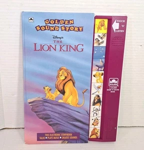 Vtg 1994 Disney The Lion King A Golden Sound Story Book Electronic Tested Works - Picture 1 of 3
