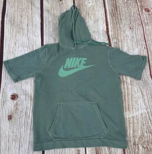 Nike Hoodie Herren Kurzarm Pullover buchstabiert NIKE Swoosh Large gebraucht, in einwandfreiem Zustand - Bild 1 von 8