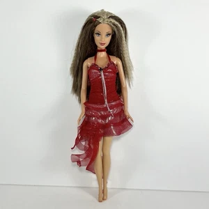 Fashion Fever Barbie Sparkle & Shine Doll Red Dress 2006 Mattel- Read - Picture 1 of 10