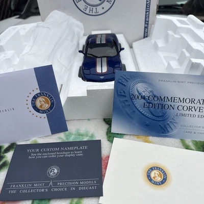 Franklin новом 2004 Corvette Z06 памятный Ltd издание 3518/9900 #B11D009 новый в коробке - Изображение 1 из 4