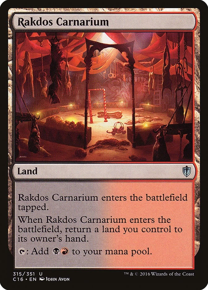 MTG Rakdos Carnarium  - Commander 2016 #315 - Image 1 of 1