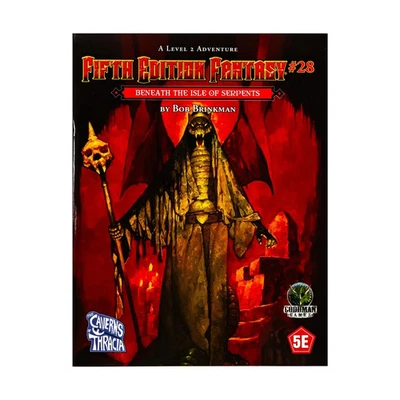 Beneath the Isle of Serpents Adventure #28 Goodman Games D&D 5e Dungeons Dragons Foto 1 de 2