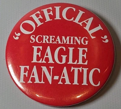 VTG USI Pinback Indiana State University Evansville ISUE Screaming Eagle FanAtic - Image 1 of 4