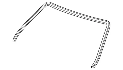 Genuine Honda 1996-2000 Honda Civic - Molding Front Windshield 73150-S04-003 - Image 1 of 3