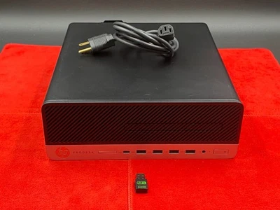 HP PRODESK 600 G4 SFF PC INTEL i7-8700 16GB RAM 256GB SSD WiFi WINDOWS 11 PRO - Image 1 of 4
