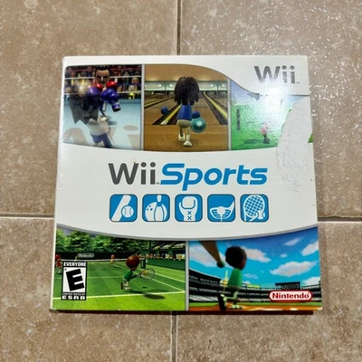 Wii Sports CIB (Nintendo Wii, 2006) con bolos, tenis, golf, béisbol, boxeo Foto 1 de 4