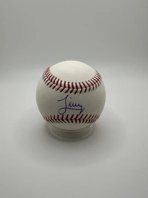 Livvy Olivia Dunne Signed Official MLB Baseball, 6/23/24, Autograph, Skenes - Image 1 of 4