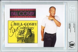 Rare -BILL COSBY- Beckett BAS Signed/Autograph/Auto 5x7 Movie/TV Trading Card - Picture 1 of 2