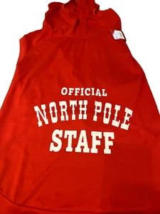 Dog Sweater “Official North Pole Staff” Sweater Pajamas -Size XXL NEW Christmas - Picture 1 of 13