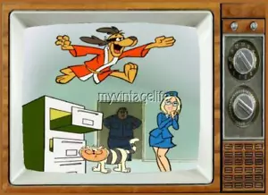 HONG KONG PHOOEY TV Fridge MAGNET 2" x 3" SATURDAY MORNING CARTOONS - Picture 1 of 1