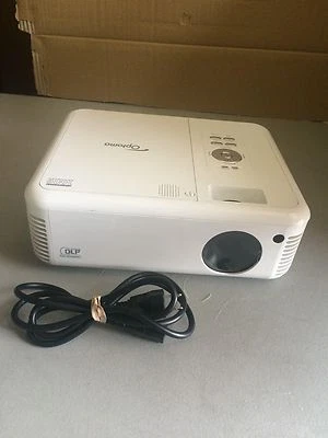 OPTOMA TWR1693 DLP 720p WXGA PORTABLE PROJECTOR, 3600 LUMENS, 236 ORIGINAL HOURS - Image 1 of 3