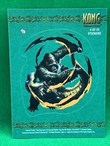 King Kong Topps 2005 Peter Jackson Movie STICKERS card #4 RARE