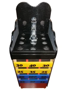 Juego de Sapo Rana Desarmable Colombia Con Argollas y Tablero de Puntuación - Picture 1 of 5