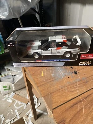 1/18 Audi Quattro Rally Sport  Rallye Monte Carlo 1982 Mikkola Sun Star 4187 - Image 1 of 4