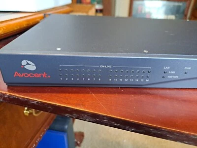 Avocent AutoView 3100 AV3100 16 Port KVM Switch 520-473-501 - Image 1 of 4
