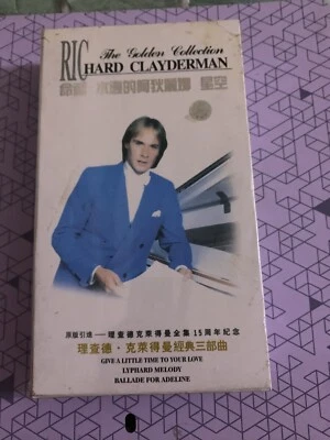 Vtg 90’s 里查德克莱德曼Richard Clayderman 15 years collection 3 CD+2 MV Chinese Edition - Image 1 of 4