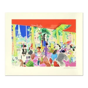 leroy neiman signed and numbered litho rare AP edition #4/5 title chez francis. - Picture 1 of 1