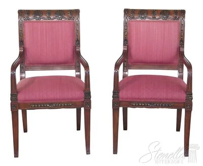 L29512EC: Par de sillones abiertos tapizados estilo neoclásico Foto 1 de 4