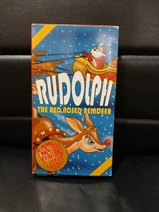 RUDOLPH THE RED NOSED REINDEER (VHS,1993) Slip Sleeve - Picture 1 of 4