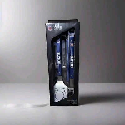 Indianapolis Colts You The Fan Series Juego de Barbacoa de 3 Piezas - Ideas de Navidad Foto 1 de 4