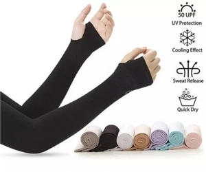 Summer Cooling Compression Arm Sleeves 4pc Set Negro, Blanco, Beige, Gris One Siz - Imagen 1 de 7