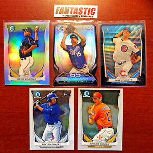2014 Bowman Chrome YOU PICK Draft, Prospects RC, FY, Refractor, etc