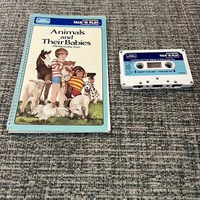 Child Guidance Talk ‘N Play Animals and Their Babies Visit Zoo 1984 Book/Tape - Image 1 of 4