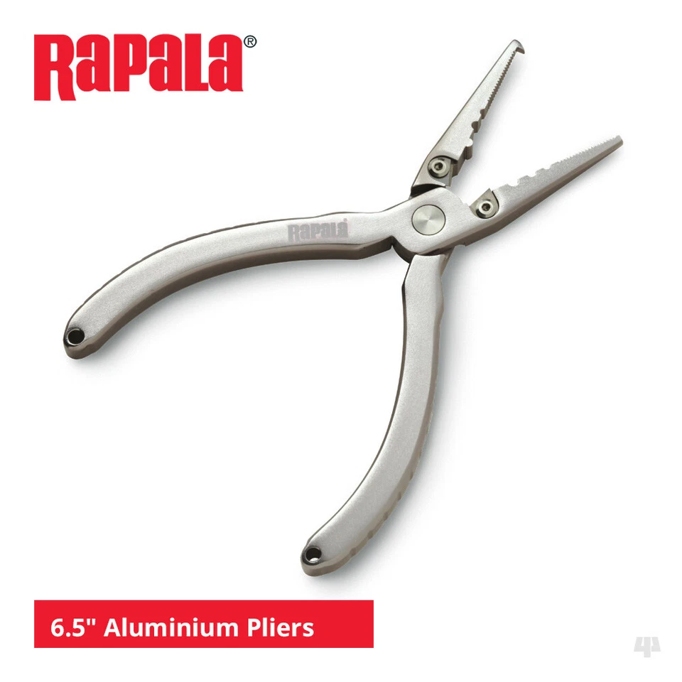 Alicates de aluminio Rapala de 6,5" - lucio bacalao trucha salmón señuelo mosca marina pesca Foto 1 de 1