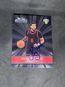 Kyler Edwards 2021-22 Wild Card Alumination #54 San Antonio Spurs Signed Card - Bild 1 von 3