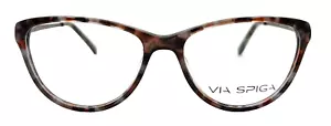 VIA SPIGA - BIBIANA 580 53/16/135 - BROWN MULTI - NEW Authentic WOMEN EYEGLASSES - Picture 1 of 2