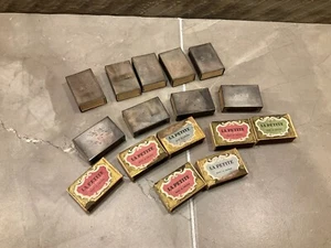 Lot of 9 Vintage La Petite Match Box Holder Sterling Silver Monogram GK Watrous - Picture 1 of 18