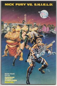 Nick Fury vs Shield 4 casi nuevo/m 9,8 Marvel 1988 Madame Hydra Joe Jusko - Imagen 1 de 1